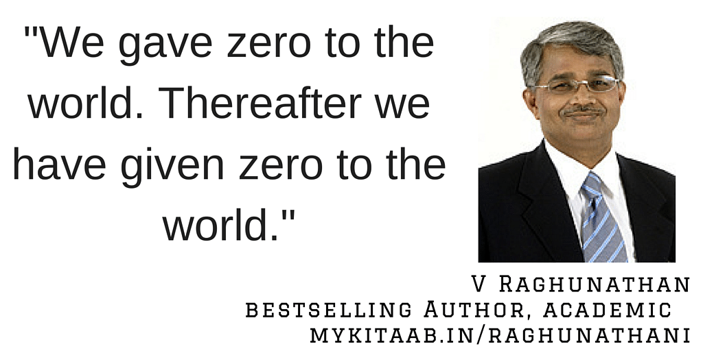 Quote from Dr. V Raghunathan for MyKitaab Podcast